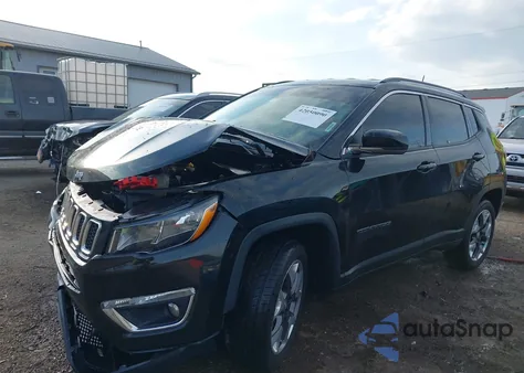 2019 Jeep Compass Limited 4X4 from USA, damaged, VIN 3C4NJDCBXKT812466